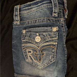 Rock Revival Dark Blue Jean Shorts